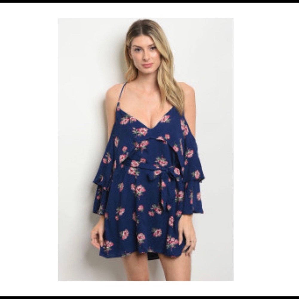 Sexy flowery dress